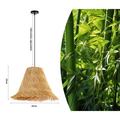 IMMAX BOHO NATURALEZA designové závěsné svítidlo, D45cm, E27, přírodní ratan