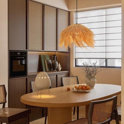 IMMAX BOHO NATURALEZA designové závěsné svítidlo, D55cm, E27, přírodní ratan