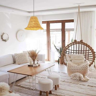 IMMAX BOHO NATURALEZA designové závěsné svítidlo, D45cm, E27, přírodní ratan