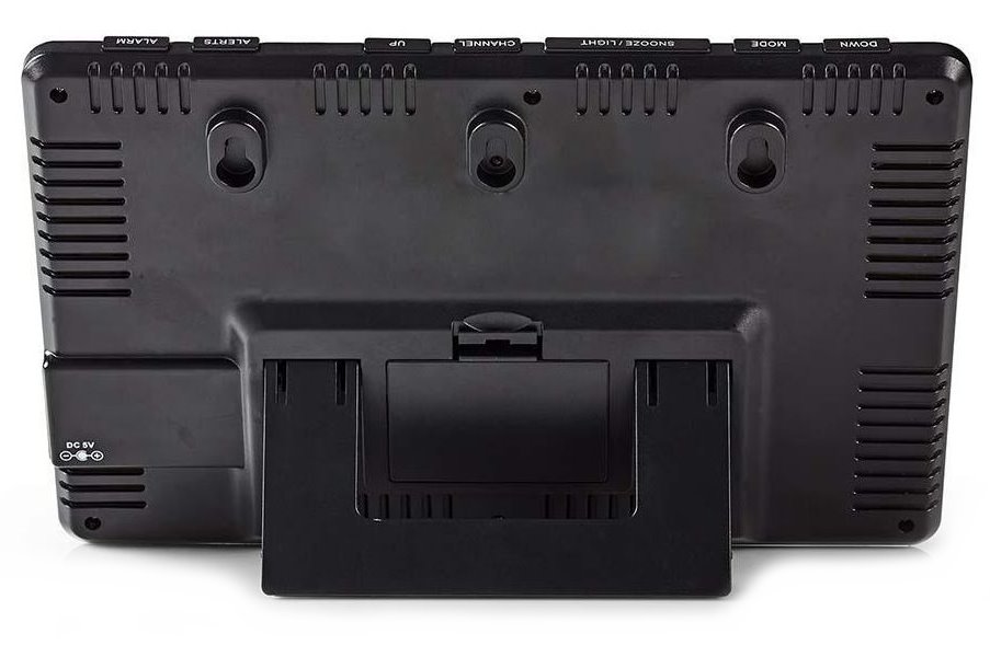 NEDIS meteostanice WEST400B/ vnitřní a venkovní/ digitální/ bezdrátový senzoru počasí/ předpověď počasí/ čas/ LED/ budík