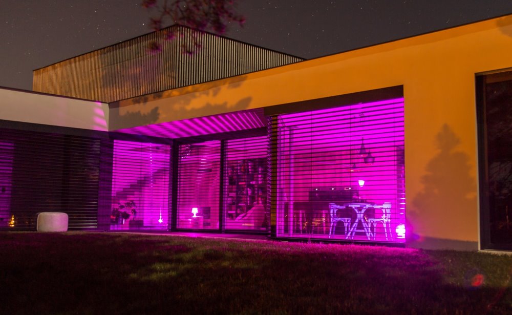 IMMAX NEO SMART LED žárovka GU10 4,8W RGB+CCT barevná a bílá, stmívatelná, Zigbee, TUYA