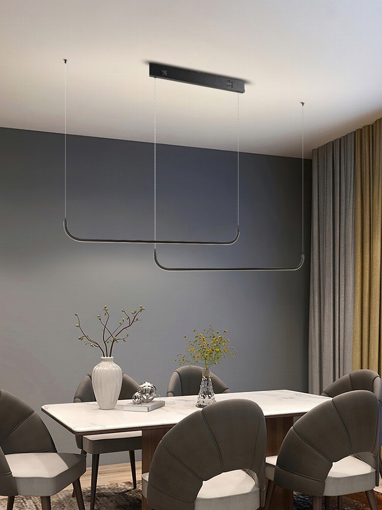 IMMAX NEO LITE PATTINI SMART závěsné svítidlo dvojité černé 56W s podporou BEACON, Wi-Fi, TUYA