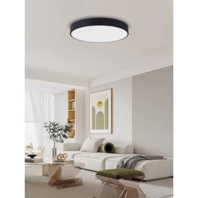 IMMAX NEO RONDATE SLIM SMART stropní svítidlo 80 x 7cm 65W černé Zigbee 3.0, TUYA