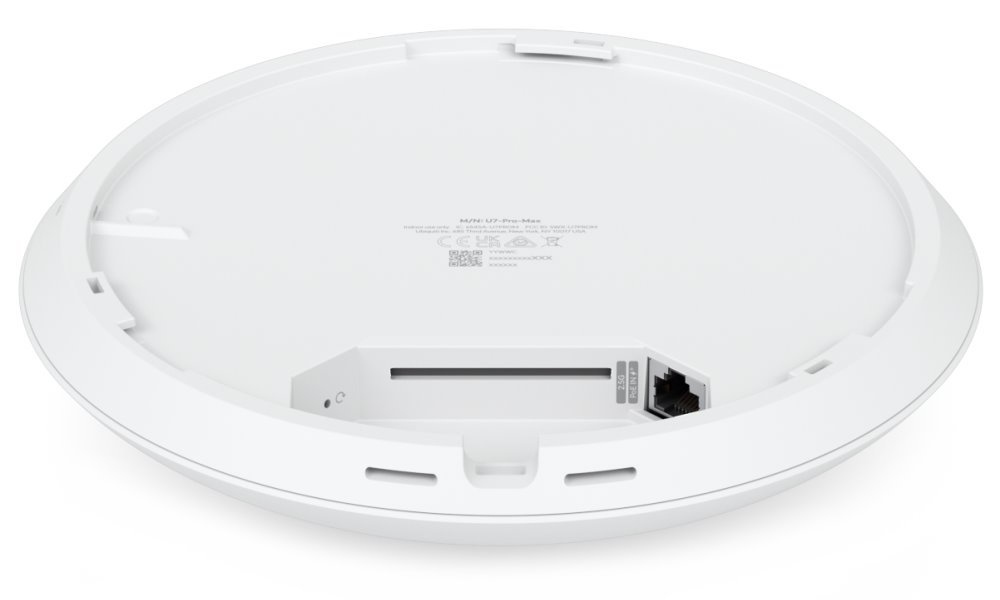 POUŽITÉ - Ubiquiti UniFi U7 Pro Max - Wi-Fi 7 AP, 2.4/5/6GHz, až 15.1 Gbps, 1x 2.5GbE, PoE+ (bez PoE injektoru) - Výpro...