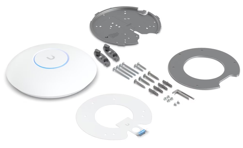 POUŽITÉ - Ubiquiti UniFi U7 Pro Max - Wi-Fi 7 AP, 2.4/5/6GHz, až 15.1 Gbps, 1x 2.5GbE, PoE+ (bez PoE injektoru) - Výpro...