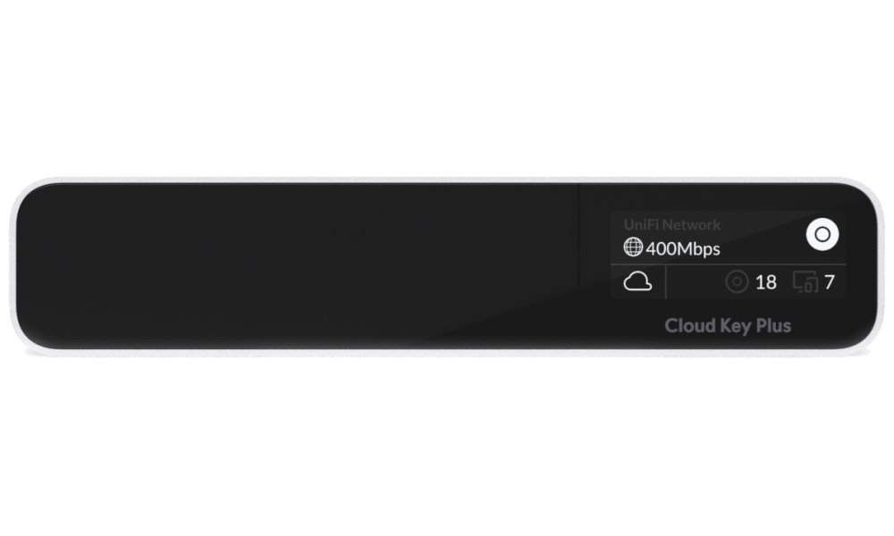 Ubiquiti UniFi Cloud Key+ SSD - Konzole pro správu UniFi zařízení, Full UniFi OS, 1TB SSD, PoE (bez PoE injektoru)