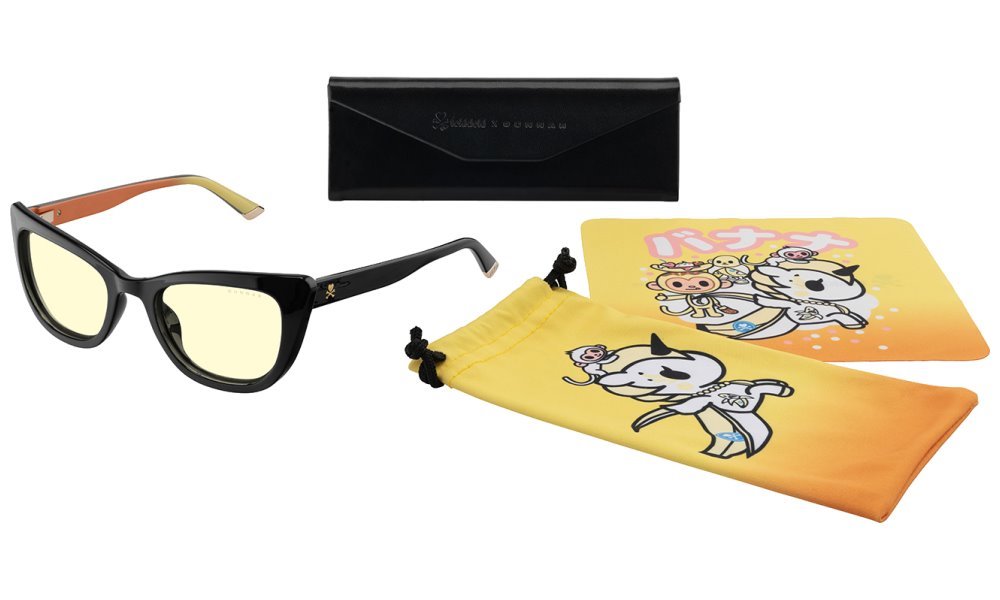 GUNNAR kancelářske/herní brýle SWEET FRUITS BANANA SPLIT * jantárová skla * BLF 65 * GUNNAR focus