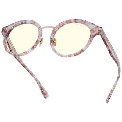 GUNNAR kancelářske/herní brýle FLOWER POWER PRETTY IN PINK * čírá  skla * BLF 35  * GUNNAR focus