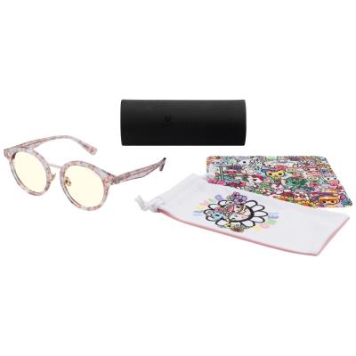 GUNNAR kancelářske/herní brýle FLOWER POWER PRETTY IN PINK * čírá  skla * BLF 35  * GUNNAR focus