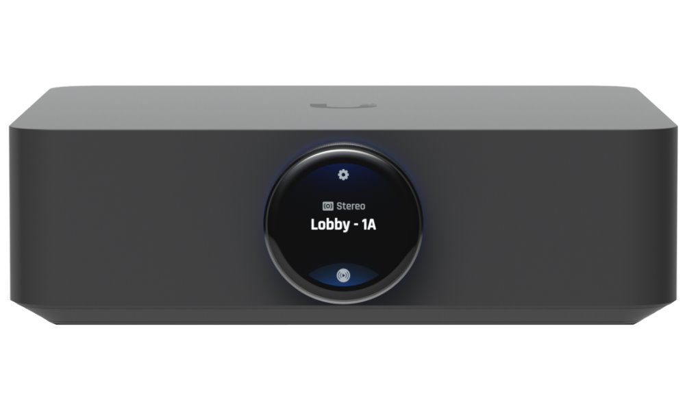 Ubiquiti UniFi PowerAmp Black - Zesilovač, UniFi Play, 130/260 W, 4/8 Ohm, Dolby Atmos, Dolby TrueHD, Wi-Fi, černý