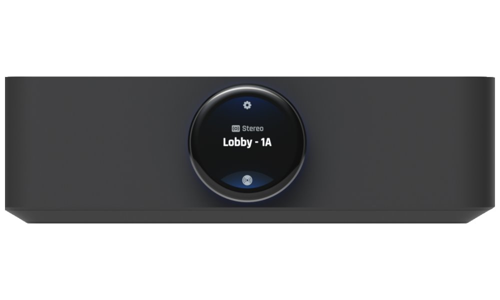 Ubiquiti UniFi PowerAmp Black - Zesilovač, UniFi Play, 130/260 W, 4/8 Ohm, Dolby Atmos, Dolby TrueHD, Wi-Fi, černý