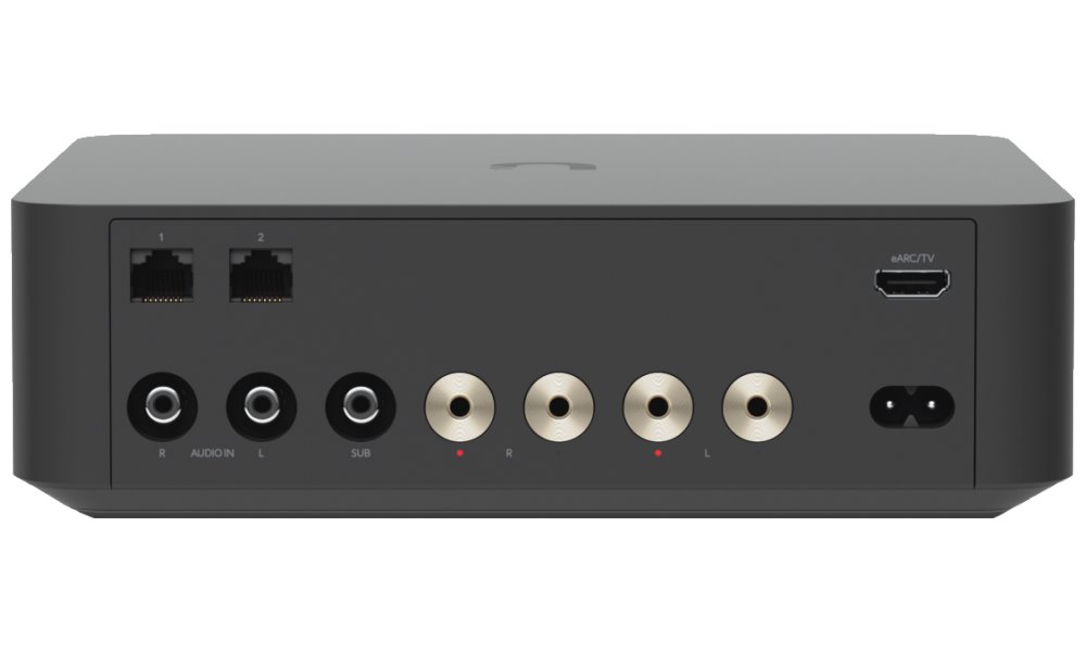 Ubiquiti UniFi PowerAmp Black - Zesilovač, UniFi Play, 130/260 W, 4/8 Ohm, Dolby Atmos, Dolby TrueHD, Wi-Fi, černý