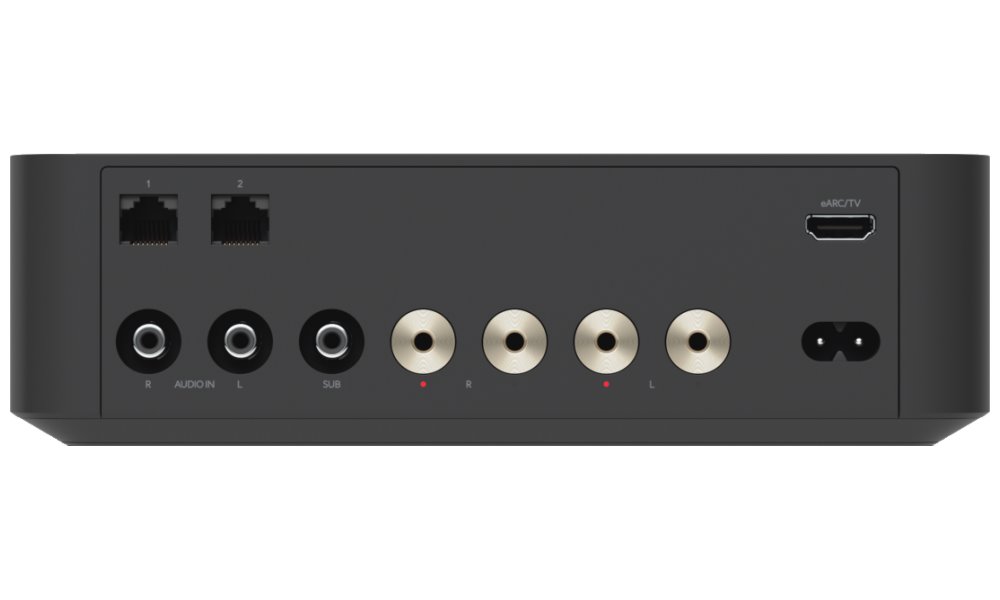 Ubiquiti UniFi PowerAmp Black - Zesilovač, UniFi Play, 130/260 W, 4/8 Ohm, Dolby Atmos, Dolby TrueHD, Wi-Fi, černý