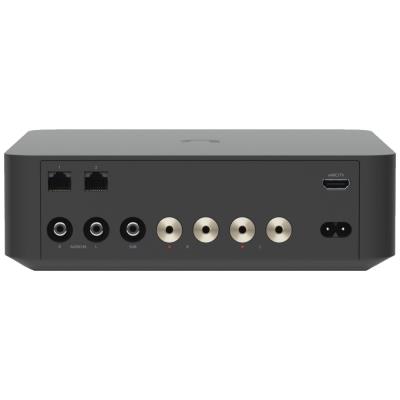 Ubiquiti UniFi PowerAmp Black - Zesilovač, UniFi Play, 130/260 W, 4/8 Ohm, Dolby Atmos, Dolby TrueHD, Wi-Fi, černý