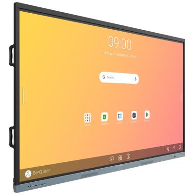 BENQ dotykový panel 86" RE8604/ UHD 4K/8GB I 64GB /provoz 18/7/ HDMI/DP/ USB-C/ LABN/Android 13/40 dotykových bodů