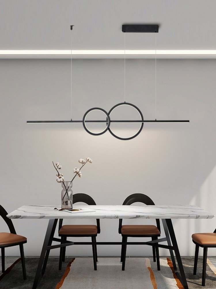 IMMAX NEO LITE RONDAS SMART závěsné svítidlo černé 131cm 56W s podporou BEACON, Wi-Fi, TUYA