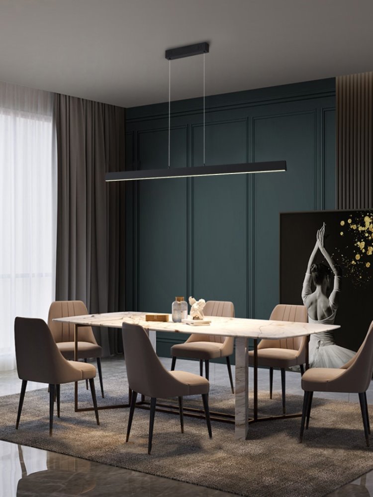 IMMAX NEO LITE TRIANGOLO SMART závěsné svítidlo černé 125cm 28W s BEACON, Wi-Fi, TUYA