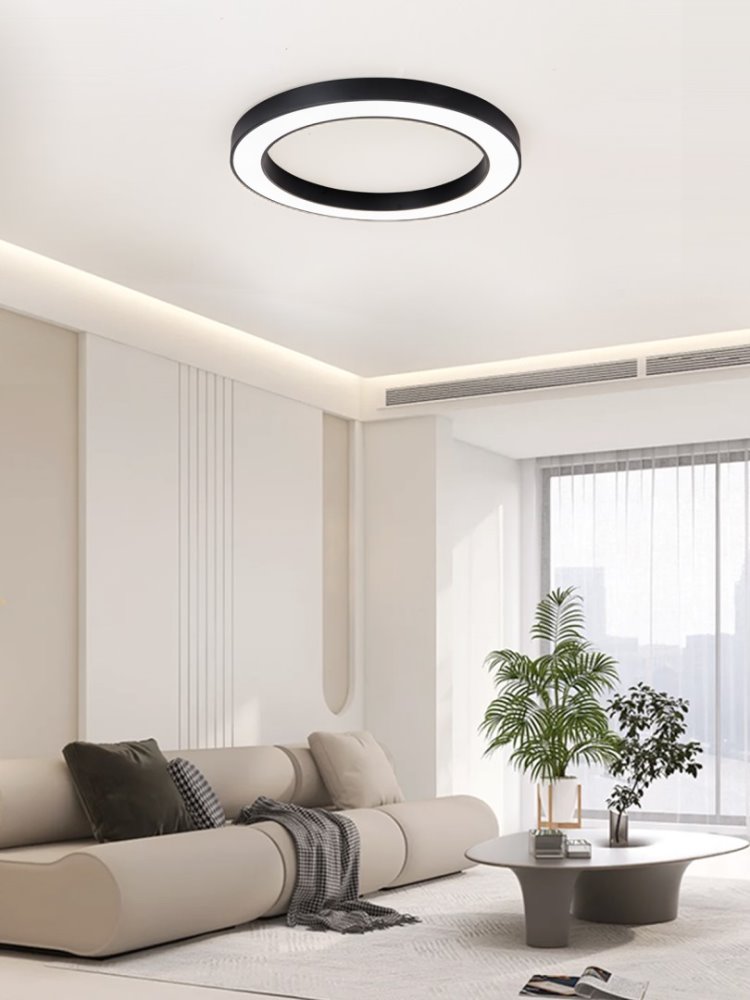 IMMAX NEO PASTEL SLIM SMART stropní svítidlo 95 x 7cm 68W černé Zigbee 3.0, TUYA