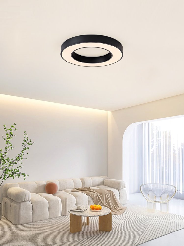 IMMAX NEO PASTEL SLIM SMART stropní svítidlo 60 x 7cm 53W černé Zigbee 3.0, TUYA