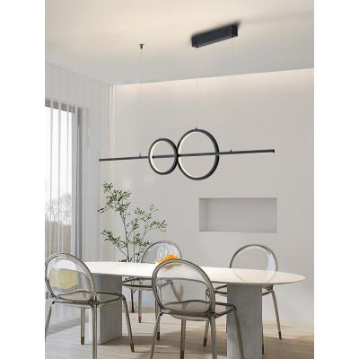 IMMAX NEO LITE RONDAS SMART závěsné svítidlo černé 131cm 56W s podporou BEACON, Wi-Fi, TUYA