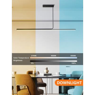 IMMAX NEO LITE ASTA SMART závěsné svítidlo černé 125cm 28W podporou BEACON, Wi-Fi, TUYA