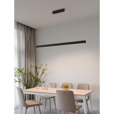 IMMAX NEO LITE TRIANGOLO SMART závěsné svítidlo černé 125cm 28W s BEACON, Wi-Fi, TUYA