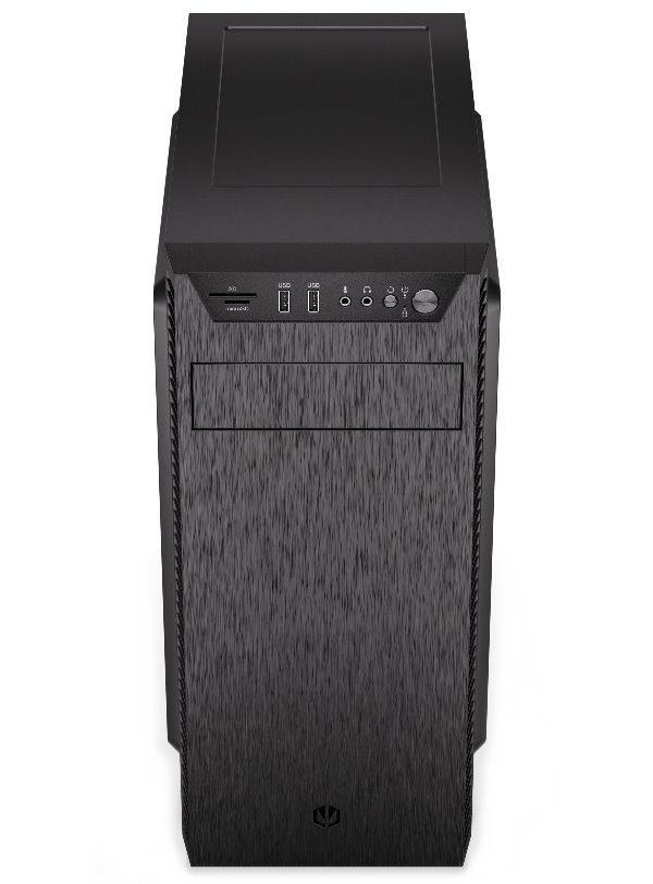 Endorfy skříň Armis 100 Solid / ATX / 120 mm fan / čtečka karet / 2x USB 3.0 / černá