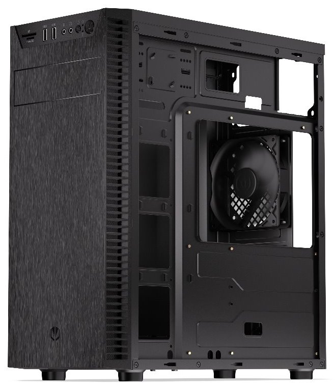 Endorfy skříň Armis 100 Solid / ATX / 120 mm fan / čtečka karet / 2x USB 3.0 / černá