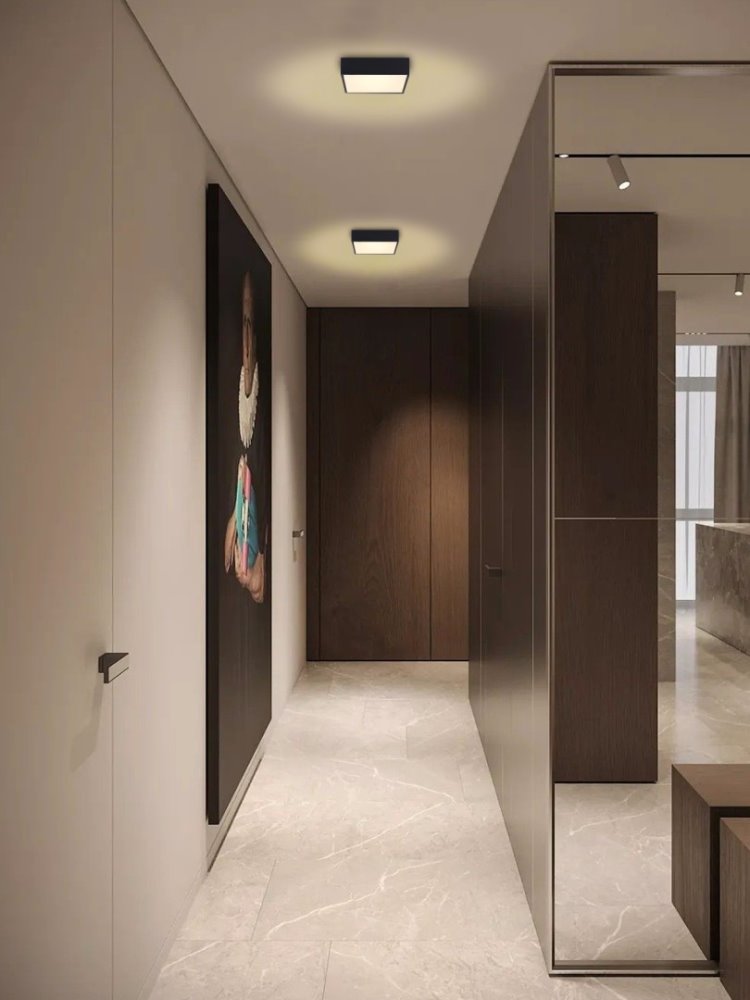 IMMAX NEO CANTO SLIM Smart stropní svítidlo 28x28cm 22W 1610lm černé Zigbee 3.0, TUYA