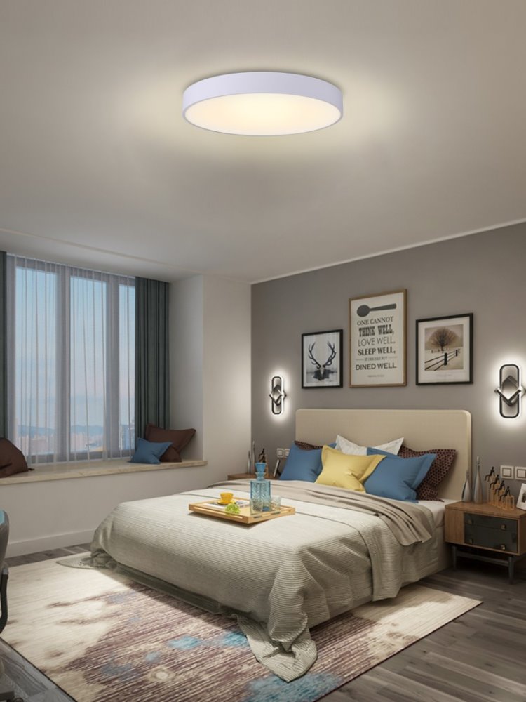 IMMAX NEO RONDATE SLIM Smart stropní svítidlo 60 x 7cm 53W 3710lm bílé Zigbee 3.0, TUYA