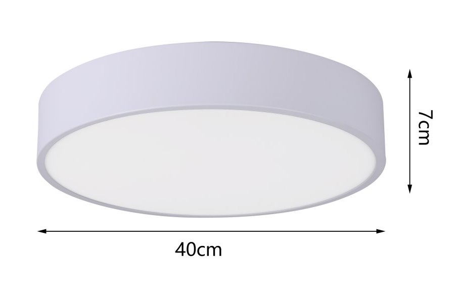 IMMAX NEO RONDATE SLIM Smart stropní svítidlo 40 x 7cm 28W bílé Zigbee 3.0, TUYA