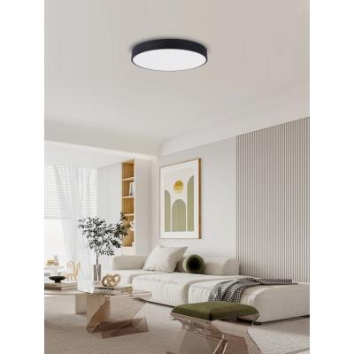 IMMAX NEO RONDATE SLIM Smart stropní svítidlo 60 x 7cm 53W černé Zigbee 3.0, TUYA