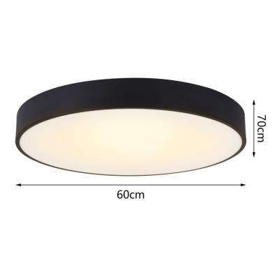 IMMAX NEO RONDATE SLIM Smart stropní svítidlo 60 x 7cm 53W černé Zigbee 3.0, TUYA