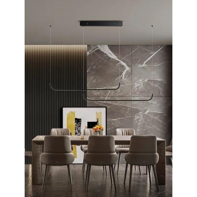 IMMAX NEO PATTINI Smart závěsné svítidlo dvojité 160-280cm, 53W, 3640lm černé Zigbee 3.0, TUYA