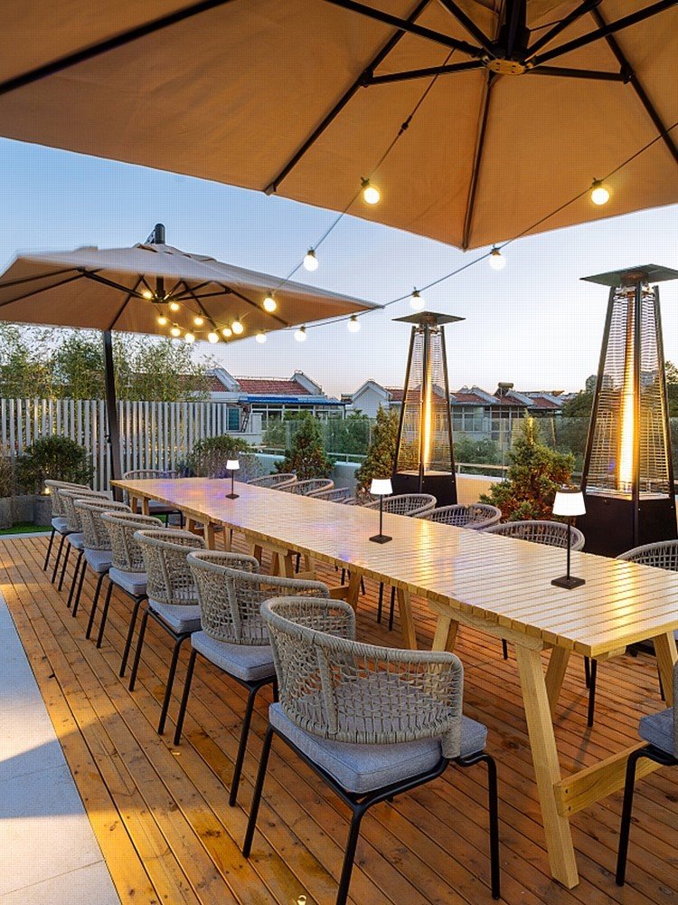 IMMAX venkovní solární LED stolní lampička BONITO/ 4W/ 200lm/ CCT/ 5000K/ stmívatelná/ IP44/ černá