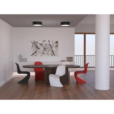 IMMAX NEO RONDATE SLIM Smart stropní svítidlo 40 x 7cm 28W černé Zigbee 3.0, TUYA