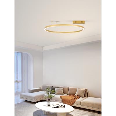 IMMAX NEO FINO NEW SMART závěsné svítidlo 1 kruh, 80cm, 60W, zlaté, Zigbee 3.0, TUYA