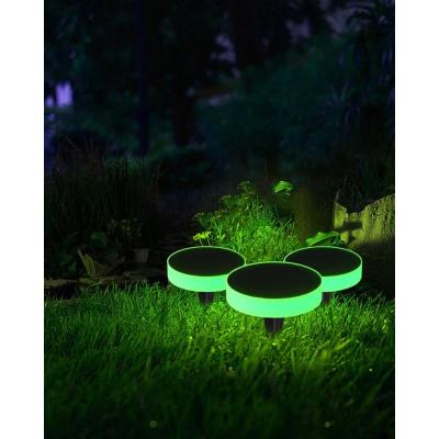 IMMAX NEO LITE SMART solární svítidlo ROUND, RGB, IP65, BT, TUYA, 1,9W, TUYA