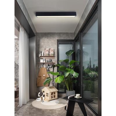 IMMAX NEO CANTO SMART stropní svítidlo 90x15cm, 50W černé Zigbee 3.0, TUYA