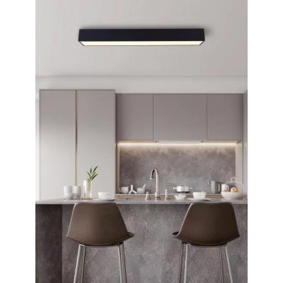 IMMAX NEO CANTO SMART stropní svítidlo 90x15cm, 50W černé Zigbee 3.0, TUYA