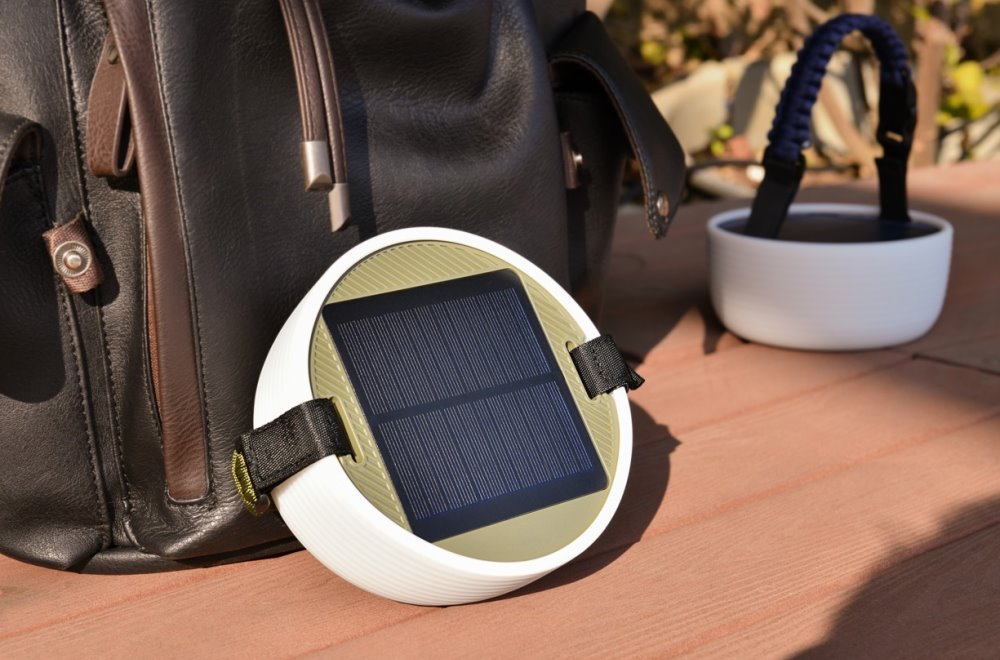 IMMAX solární kempingová lampička s integrovaným RGB LED světelným řetězem/ 10W/ IP65/ USB-C