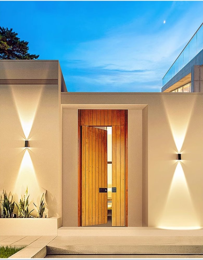 IMMAX WALL-4 venkovní solární nástěnné LED osvětlení se světelným čidlem, 2W