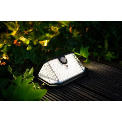 IMMAX SIDE venkovní solární nástěnné LED osvětlení s PIR čidlem, 4W