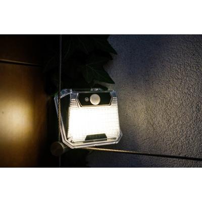 IMMAX PETTY venkovní solární nástěnné LED osvětlení s PIR čidlem, 3W