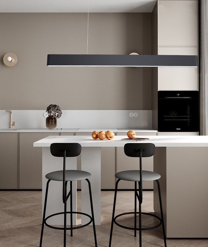 IMMAX NEO MILANO SMART závěsné lineární svítidlo 120cm, CCT 40W/RGB 18W, černé Zigbee 3.0, TUYA