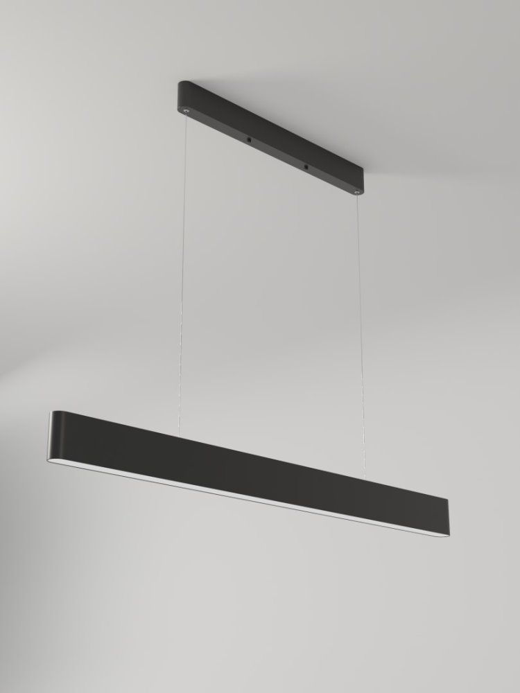 IMMAX NEO MILANO SMART závěsné lineární svítidlo 120cm, CCT 40W/RGB 18W, černé Zigbee 3.0, TUYA