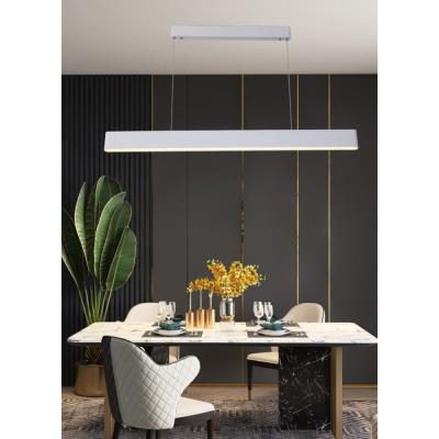 IMMAX NEO MILANO SMART závěsné lineání svítidlo 120cm, CCT 40W/RGB 18W, bílé Zigbee 3.0, TUYA