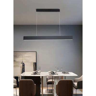 IMMAX NEO MILANO SMART závěsné lineární svítidlo 120cm, CCT 40W/RGB 18W, černé Zigbee 3.0, TUYA
