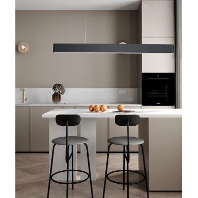 IMMAX NEO MILANO SMART závěsné lineární svítidlo 120cm, CCT 40W/RGB 18W, černé Zigbee 3.0, TUYA