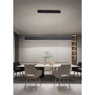 IMMAX NEO MILANO SMART závěsné lineární svítidlo 120cm, CCT 40W/RGB 18W, černé Zigbee 3.0, TUYA